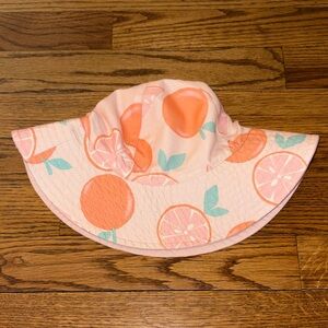 Carter's Orange Print Sun Hat 12-24M
